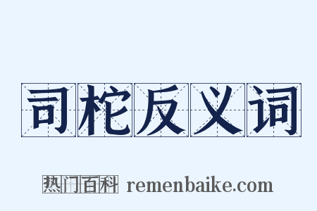 司柁反义词是什么意思的图片